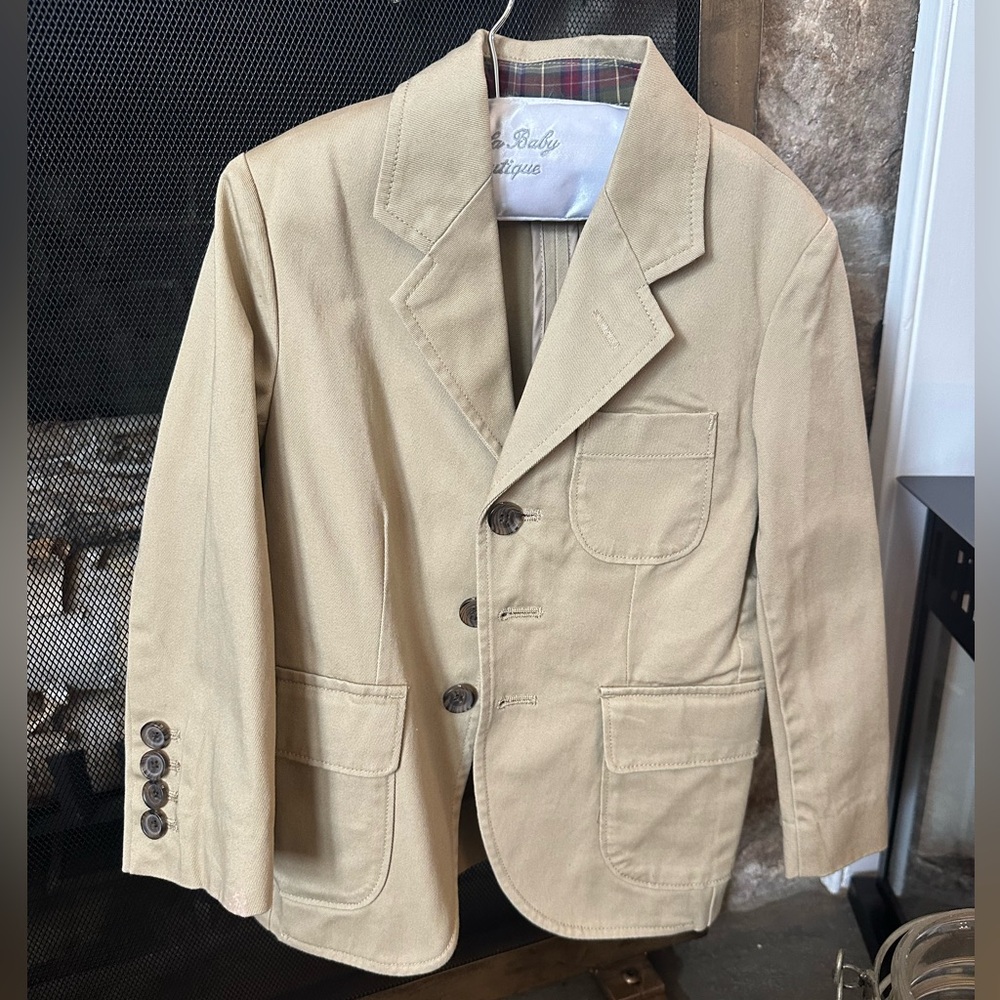 Toddler Boys Polo Size 3T Cotton Twill Blazer